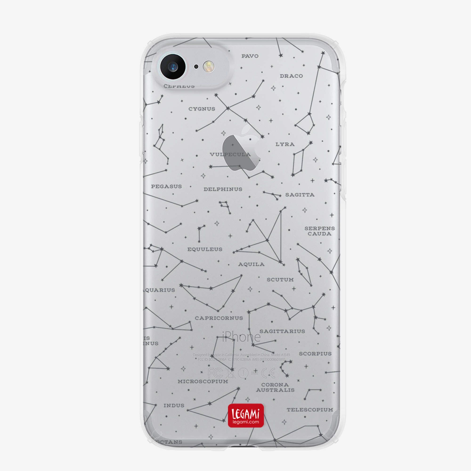 Sky Map - Coque iPhone 6/6s/7/8 transparente Legami